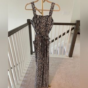Haute Monde | Snake Jumpsuit | Size S